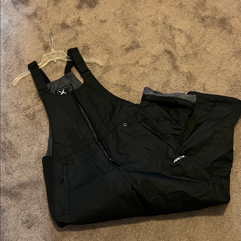 Arctix Black Insulated Snow Bib overalls women’s 1X